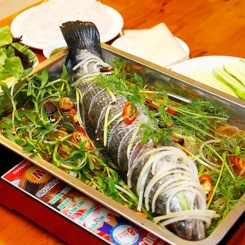 Cả quả hấp xì dầu